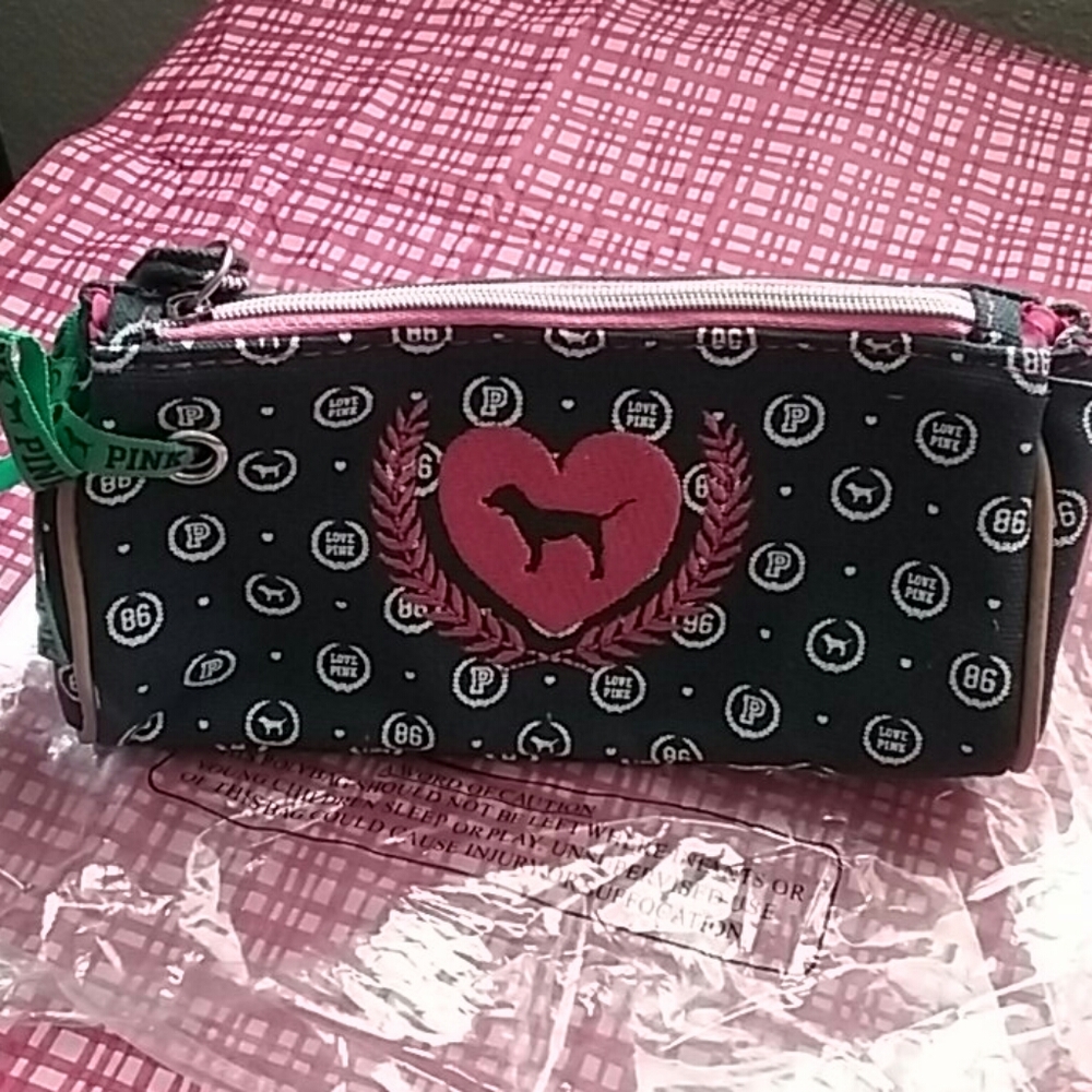 PINK Vintage Cosmetic Pouch NWT